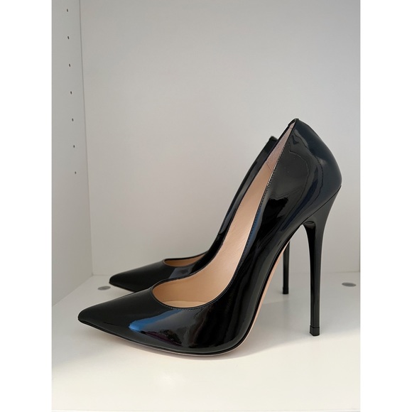 Jimmy Choo Anouk 120 Patent Leather Pump - Picture 9 of 15